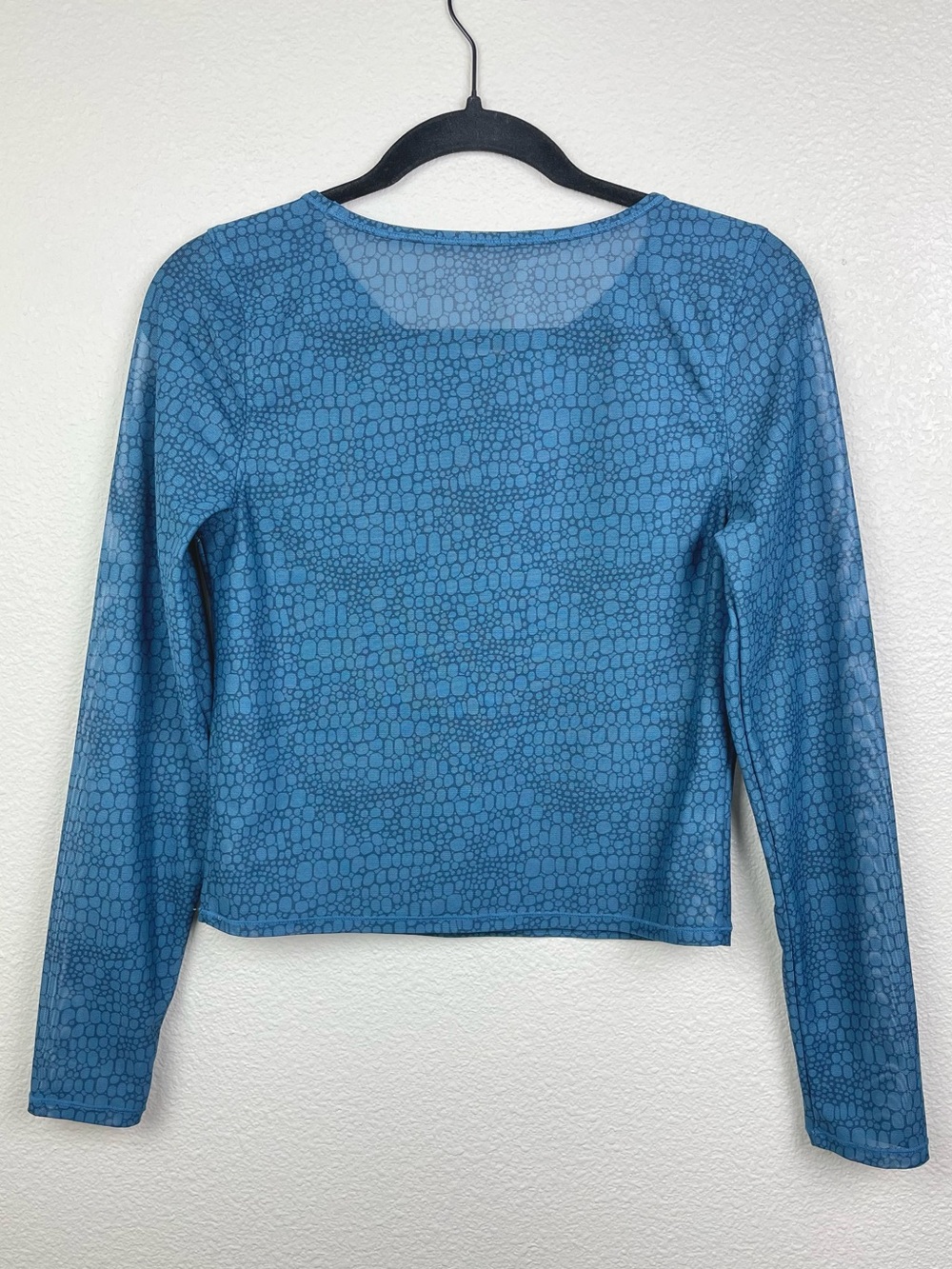 Sweaty Betty Women's Medium Momentum Workout Long Sleeve Top Beetle Blue Croc - Picture 12 of 16